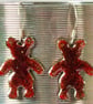 brown bear earrings - Image 4