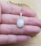 Small Rainbow Moonstone Pendant. 925 sterling silver - Image 2