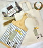 Illustrated Gift Set - tea towel, chopping board, mini tote bag and gift card - Image 1