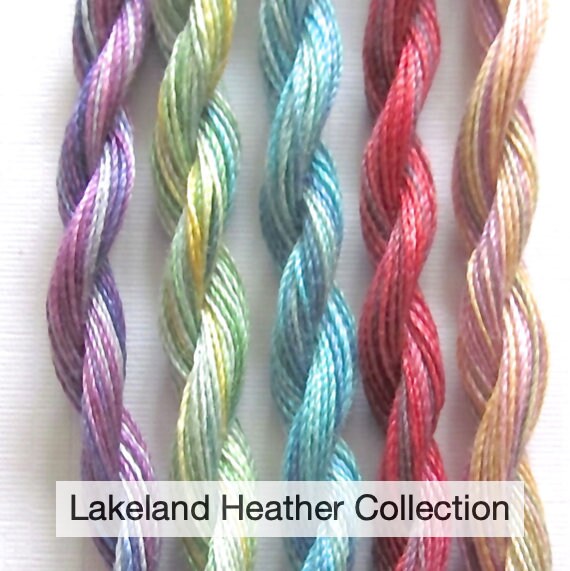 Fine Perle 16 Variegated Embroidery Thread - Lakeland Heather