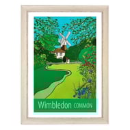 Wimbledon Common travel poster print by Susie West