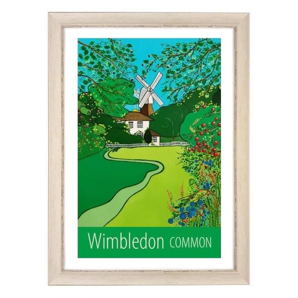 Wimbledon Common travel poster print by Susie West