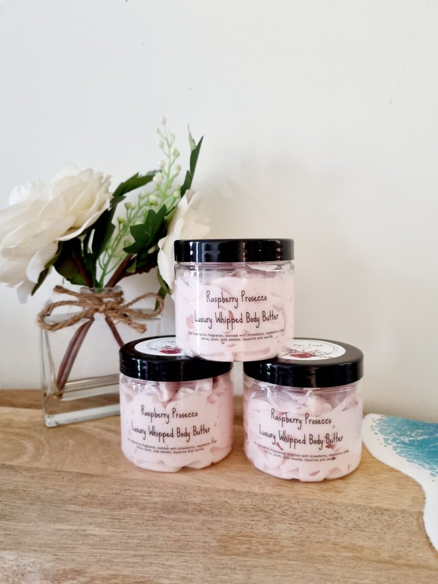 Raspberry Fizz Luxury Whipped Body Mousse Butter - 100g