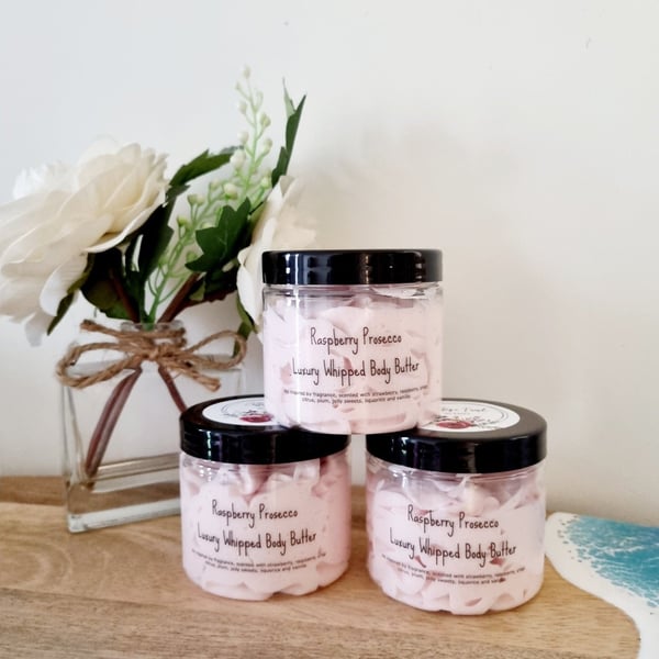 Raspberry Fizz Luxury Whipped Body Mousse Butter - 100g