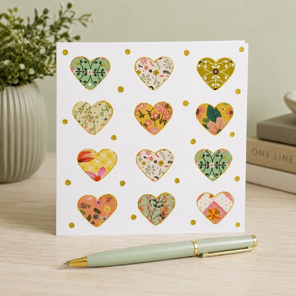 Paper Hearts Card 