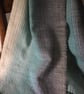 Ocean Shallows Hand Woven Cotton Point Twill Scarf - Image 2