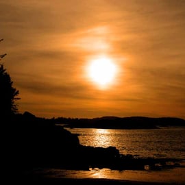 Sunset Long Beach Tofino Vancouver Island Canada Photograph Print