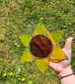 Stained Glass Sunflower Suncatcher: Boho Home Decor, Handmade - Image 10