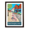 Bletchingley Surrey travel poster print by Susie West