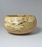 A decorative spalted beech bowl