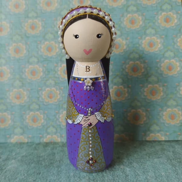 Anne Boleyn peg doll