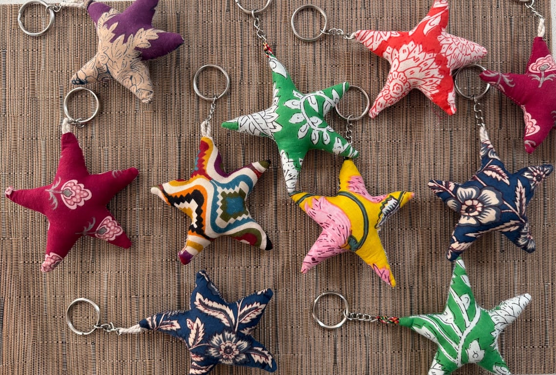 Plush Star Keychains Set (Assorted) 