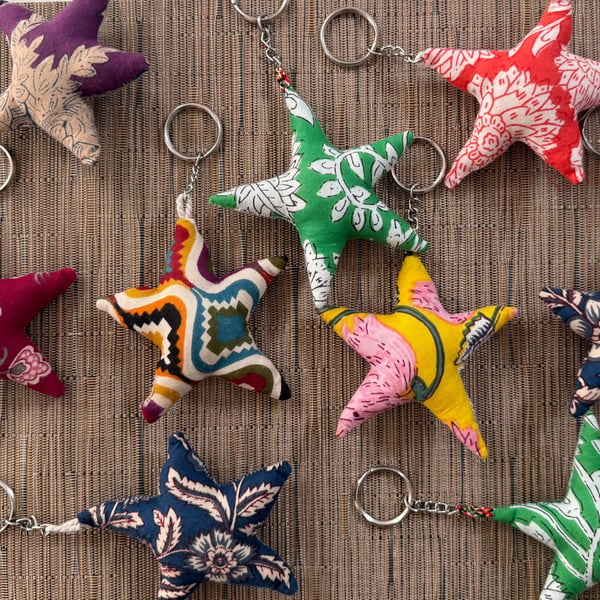 Plush Star Keychains Set (Assorted) 