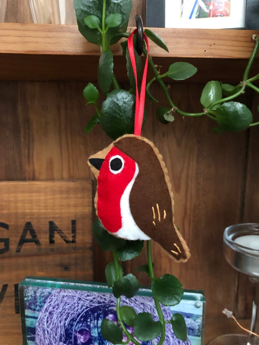 Felt Robin Decorations