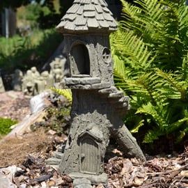 Tip Toe Tower Fairy House Garden Stone Garden Ornament