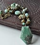 Tribal Dance African Turquoise, Amazonite & Labradorite Necklace - Image 1