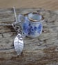 Sterling silver mini jug and leaf pendant ,necklace  - Image 1