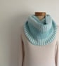 INFINITY SCARF , neckwarmer . Wool blend. Super-soft. ' Breeze '. - Image 4