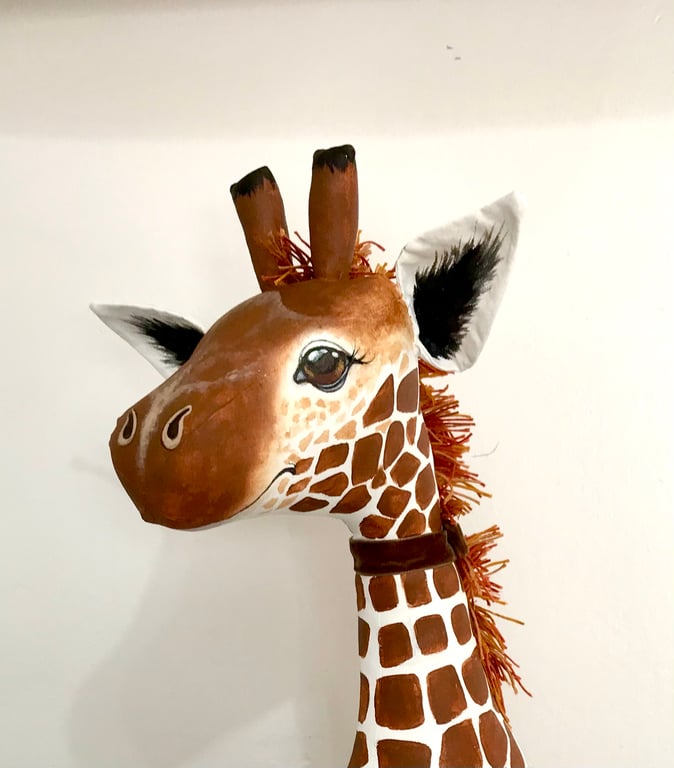 Giraffe Floor Ornament or Doorstop 
