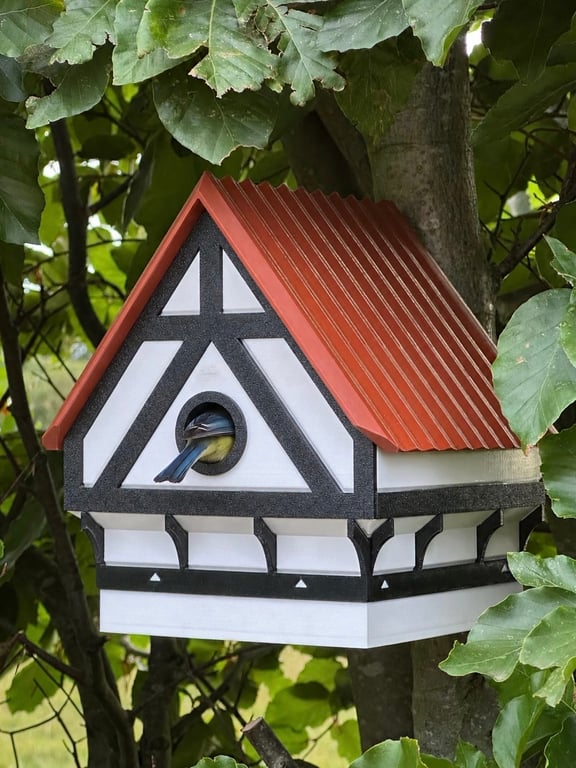 Homemade Tudor Bird House (Magnetic)