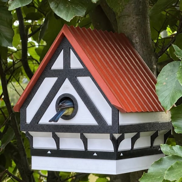 Homemade Tudor Bird House (Magnetic)