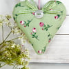 SALE - GREEN FLORAL HEART