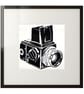 Hasselblad Camera Linocut - Image 2