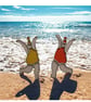 Fun Wild Swimmer Posed Caricature - Image 1