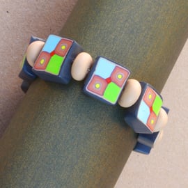 Modern Style - Handmade Bracelet - Designer Tile Bracelet