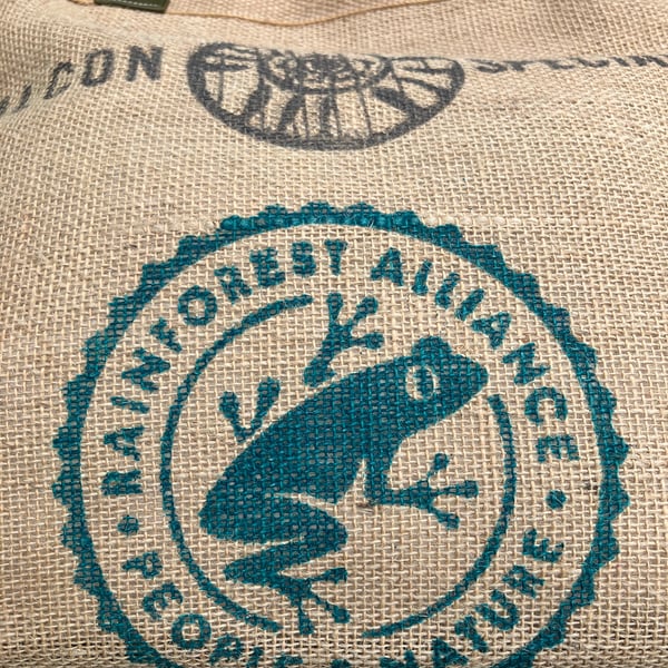 Recycled Coffee Sack Shopper 