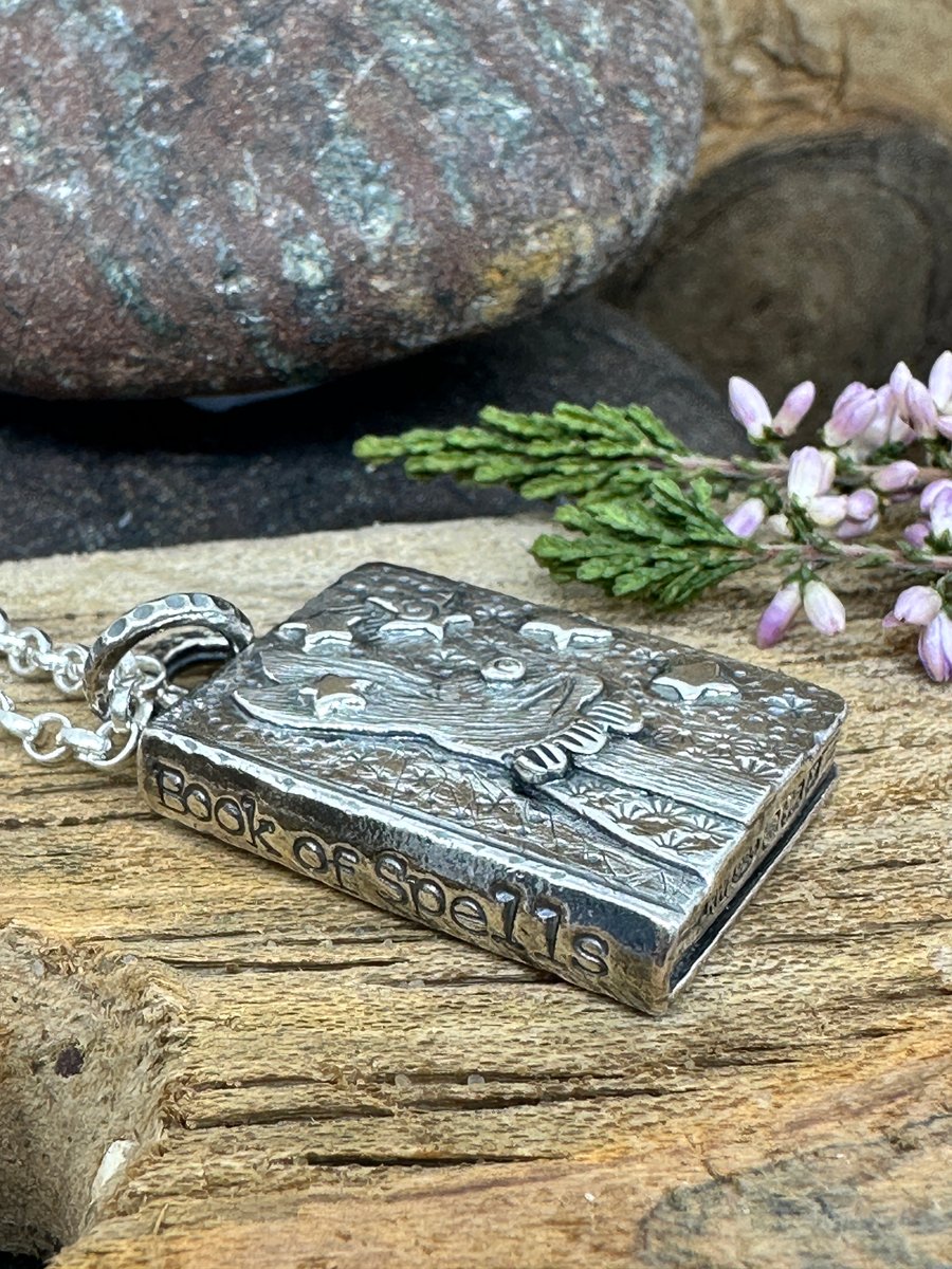 Book of Spells Hare Pendant
