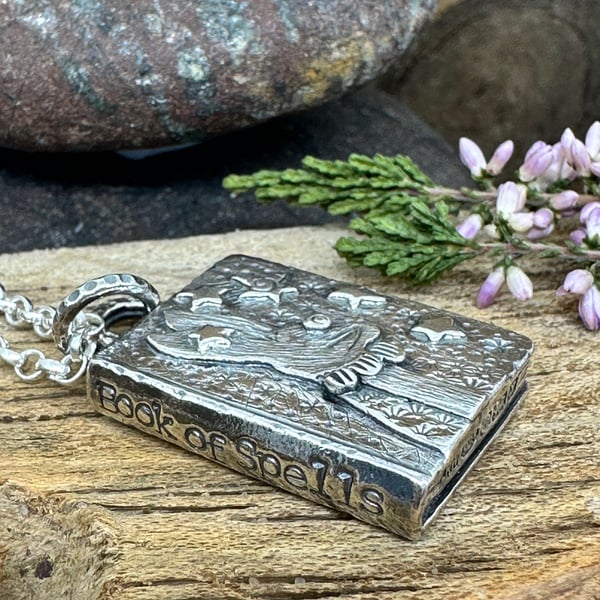 Book of Spells Hare Pendant