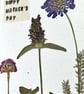 Handmade Mother's Day Card, Real Pressed Flowers - Image 4