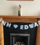 Personalised Fabric Bunting for a New Baby or Child Bedroom Wall Decor