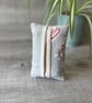 Duck Egg Linen Union Fabric Tissue Holder 