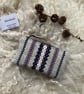 Woolly Wallet - Dusky Lilac. Handwoven in Wales - Image 1
