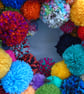 Pom Pom Wreath - Perfectly Imperfect - Image 2