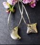 Moon & Star Hoop Silver Earrings - Image 4