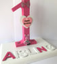 Personalized 1st Birthday Plaque: Wooden Number Keepsake, Rabbit Decor - Image 10
