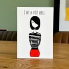 I Wish You Well Greeting Card