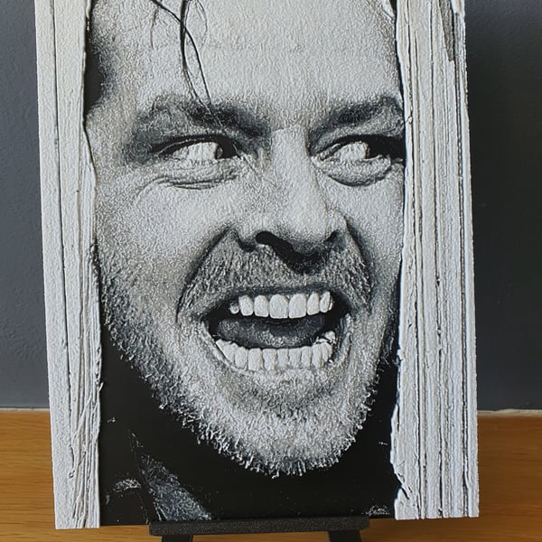 Jack Torrance The Shining Hueforge Portrait 3D Printed Artwork Print