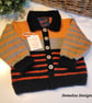 SALE Baby Boy's Soft Cosy Hand Knitted Cardigan 9-18 months size - Image 1