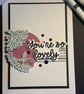 Floral wreath cards. Blank inside for your message - Image 1