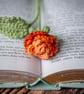 Orange Rose Crochet Bookmark  - Image 5
