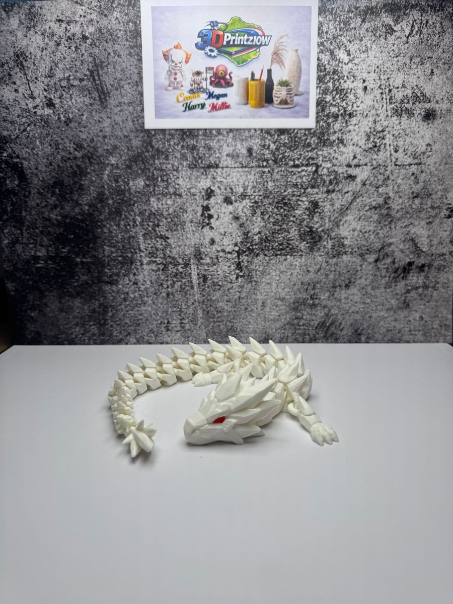 Dragon Type 2 – Handmade 3D Printed Fantasy Sculpture