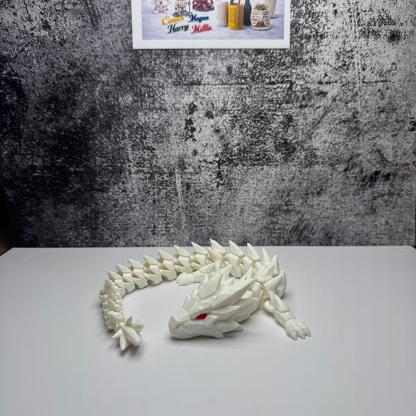 Dragon Type 2 – Handmade 3D Printed Fantasy Sculpture