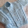 16" Baby Boys Cable Cardigan