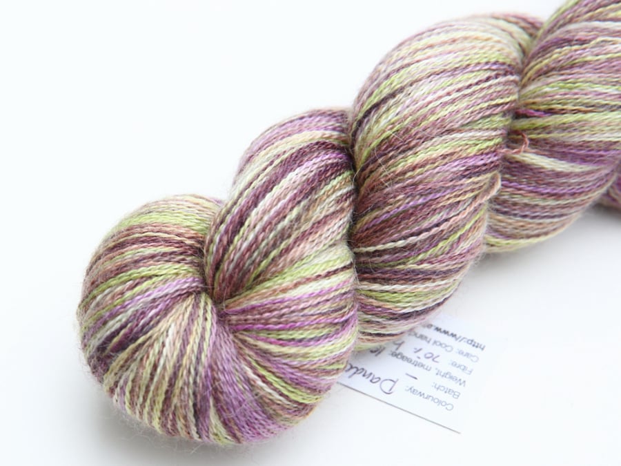 SALE: Dandelion Clock - Silky baby alpaca laceweight yarn