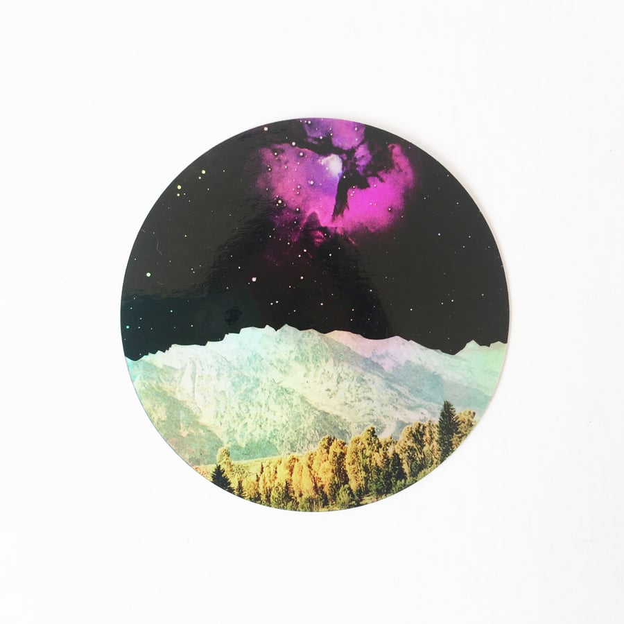 Holographic Space Sticker - Time and Space