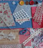 Slow Stitching kits -  Blue Jeans and Rose Pink theme, upcycled denim - Image 6